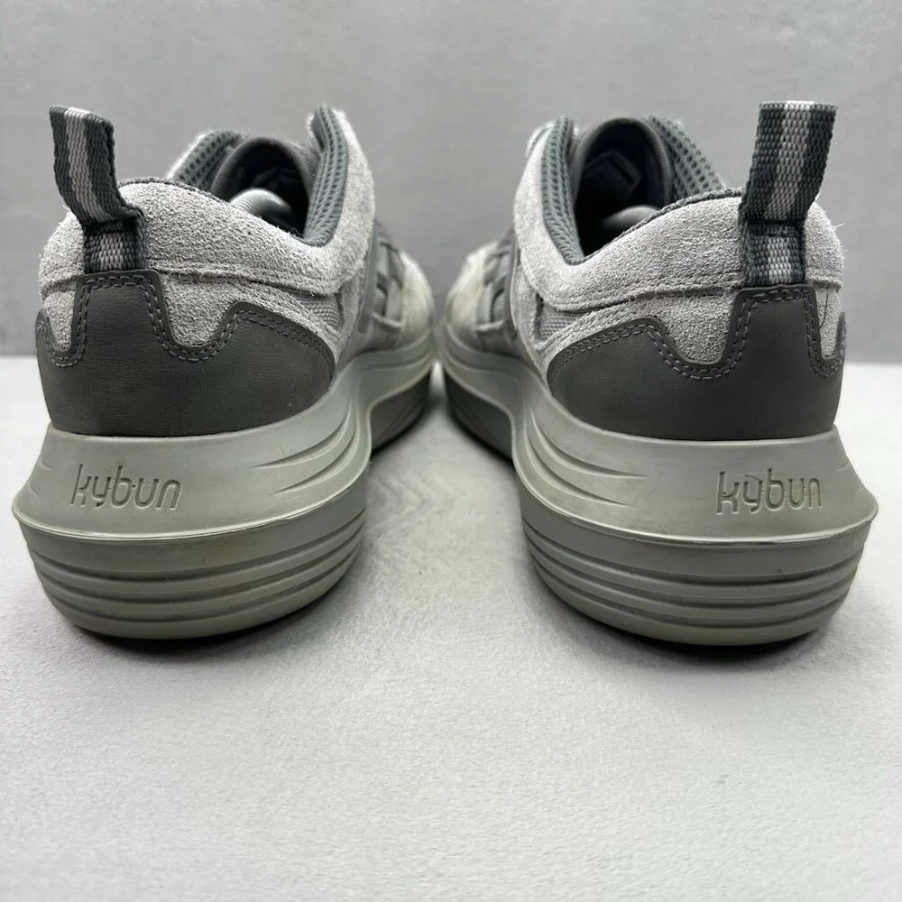 Mens Size 13.5 (EU 48 1/3) Kybun Sursee‎ 20 Shoes Gray Suede Walking Comfort